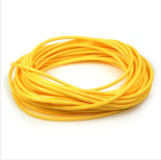 1mm Waxed Cord - 5 Metres - Yellow