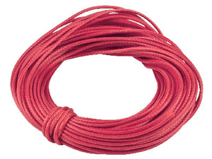 1.5mm Waxed Cord - Red - 5 meters