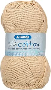 Patons 100% Cotton DK 100g - Almond