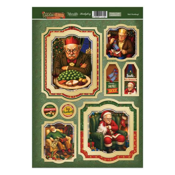Golden Oldies - Festive Senior Moments Topper Set - Bah Humbug!