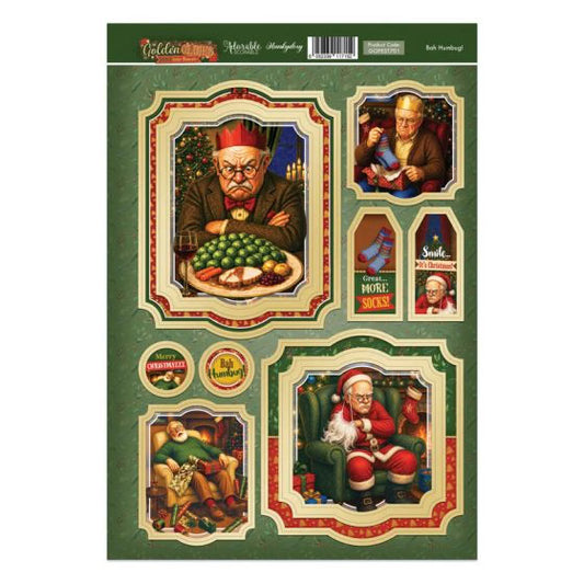 Golden Oldies - Festive Senior Moments Topper Set - Bah Humbug!