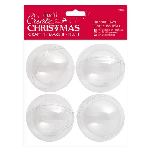 Papermania Fill Your Own Baubles(4pk)