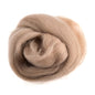 Natural Wool Roving: 10g: Cream Beige