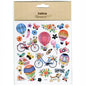 Foiled Stickers - Bikes and Balloons