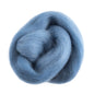 Natural Wool Roving: 10g: Blue