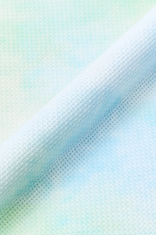 Aida Printed 14CT 38.1cm x 45.7cm - Blue/Green