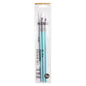 HIMI Brush Set of 3 - Set includes 1 filbert brush1 flat brush and 1 round brush (Blue)
