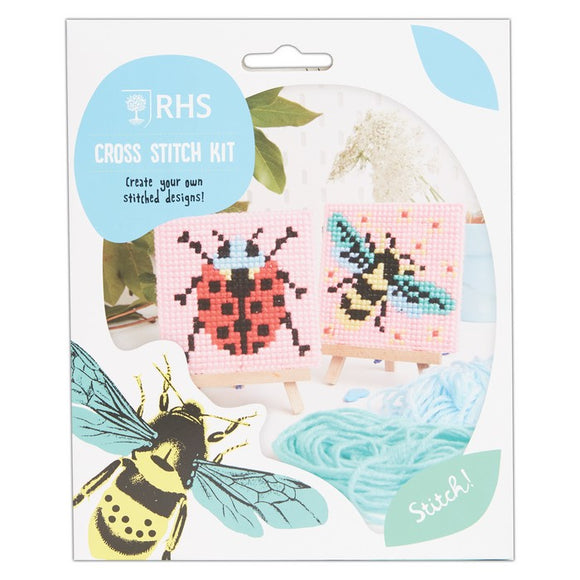 RHS Cross Stitch Kit - Mini - Bugs