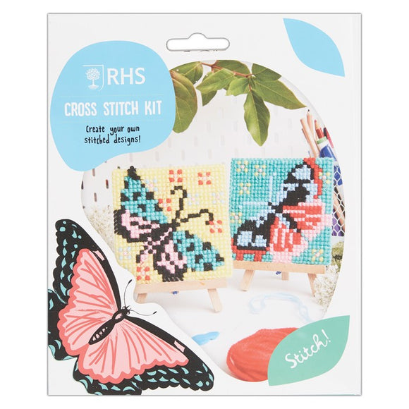 RHS Cross Stitch Kit - Mini - Butterflies and Moths