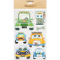 Habico Googly Eye Stickers - Cars - Glittered