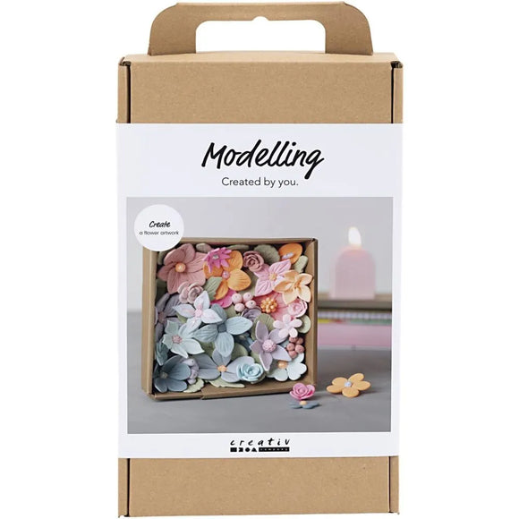 Craft Kit Modelling, Flowers - Pastel Colours