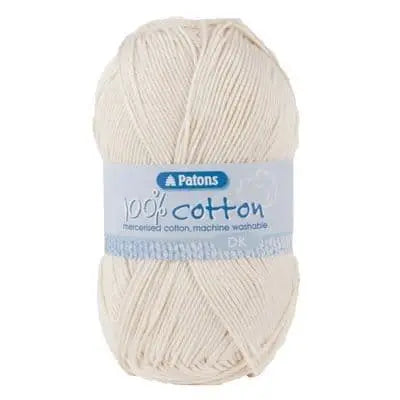 Patons 100% Cotton DK 100g - Cream