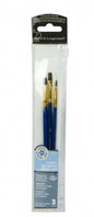 Royal & Langnickel 3 PC CAMEL HAIR BRUSH SET SHADER (2,4,6)