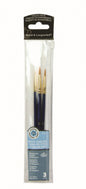 Royal & Langnickel 3 GOLD TAKLON BRUSH SET ROUND (1,3,5)
