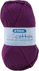 Patons 100% Cotton DK 100g - Fuchsia