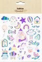 Foiled Stickers - Baby Girl
