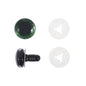 Trimits Toy Eyes Green Glitter 14mm 4pc