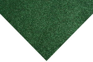 Glitter Felt Sheets: 30 x 23cm: Green