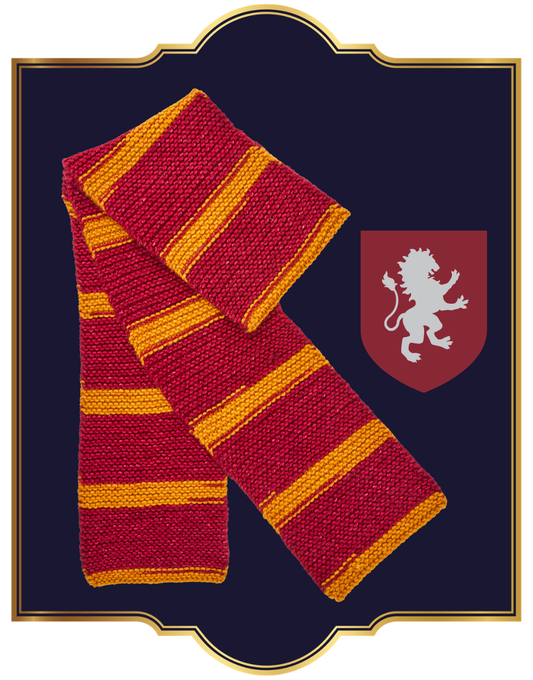 Harry Potter Self Striping Scarf Yarn - Chunky - Gryffindor