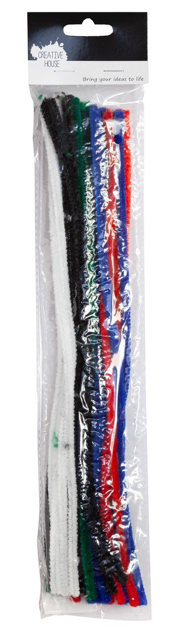 Chenille Stems - Multi coloured 25pcs