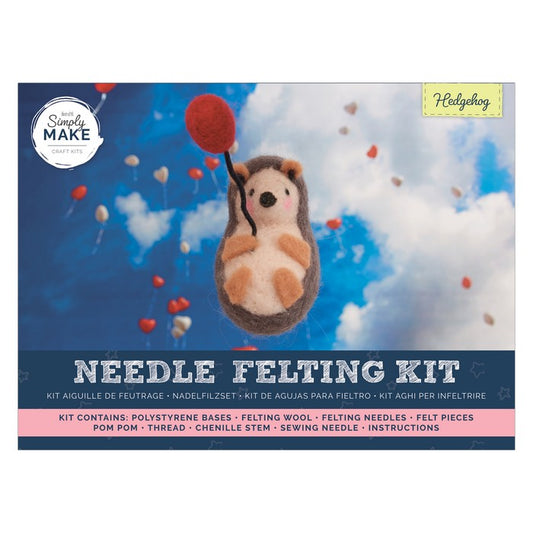 Needle Felting Kit - Hedgehog
