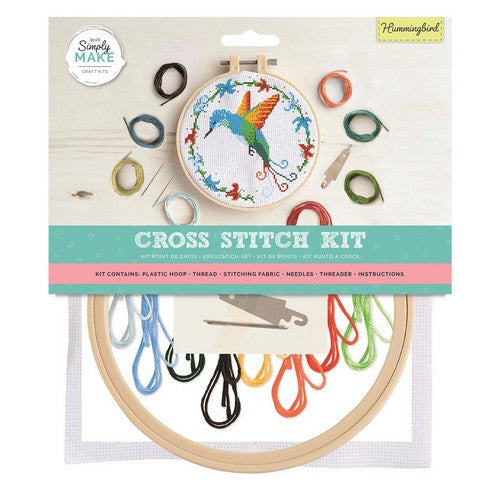 Simply Make Cross Stitch Kit Hummingbird