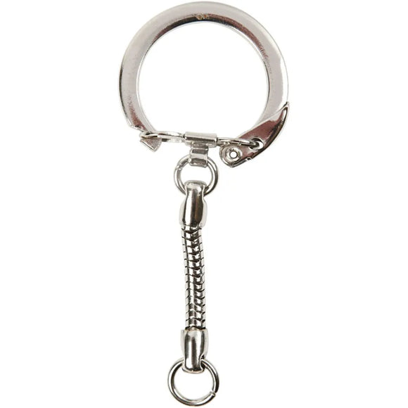 Key Rings With Chain 5pcs