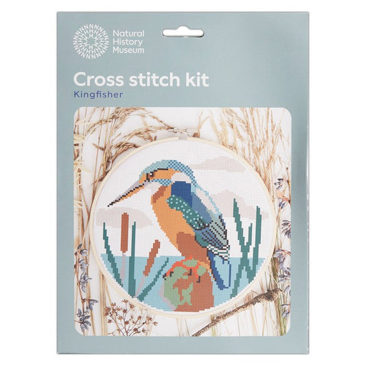 NHM - Cross Stitch -Kingfisher