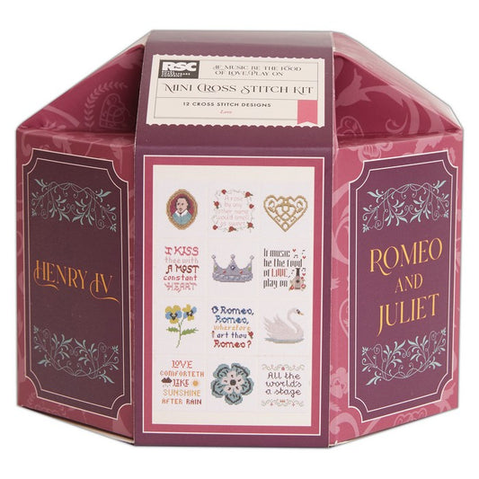 RSC - 12 Mini Cross Stitch Kits - Love