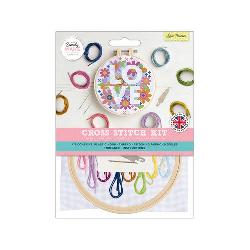 Simply Make Cross Stitch Love Flowers