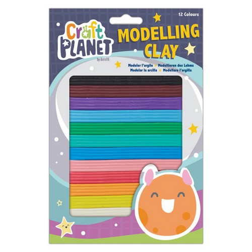Craft Planet Modelling Clay - 12 colours