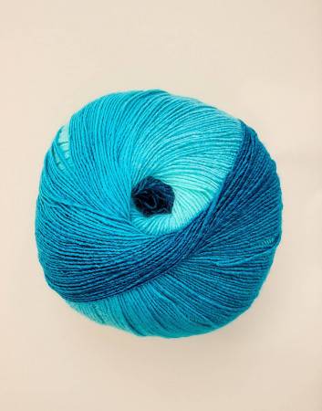 Sirdar JewelSpun Ombre Aran - Ocean Blue