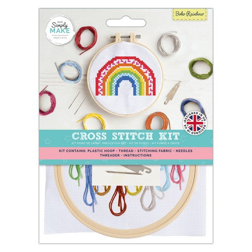 Simply Make Cross Stitch Boho Rainbow