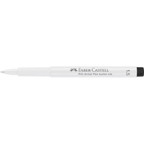 Faber-Castell Pitt Artist Pen - White 1.5mm Bullet Tip