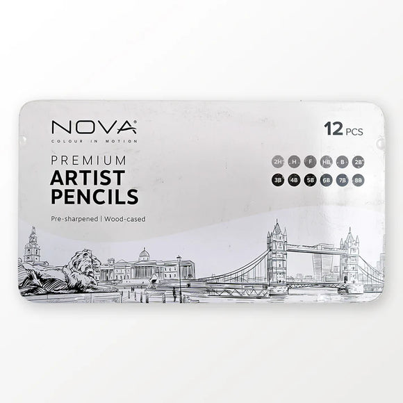 12pc Nova Premium Artist Pencils