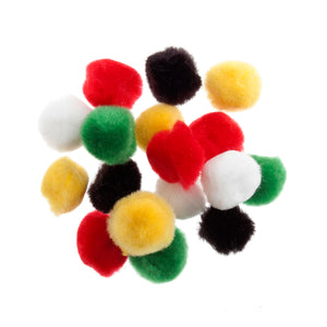 Pom Poms - Ass. Colours 13mm 30pcs