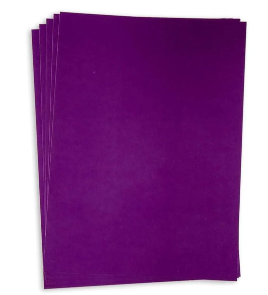 Mirror Card - Single Sided - Purple (5sheets)