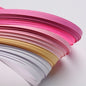 Quilling Paper Strips, Gradual Pink, 530x5mm about 120 strips per bag