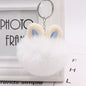 Keychain - Pom Pom Rabbit - White