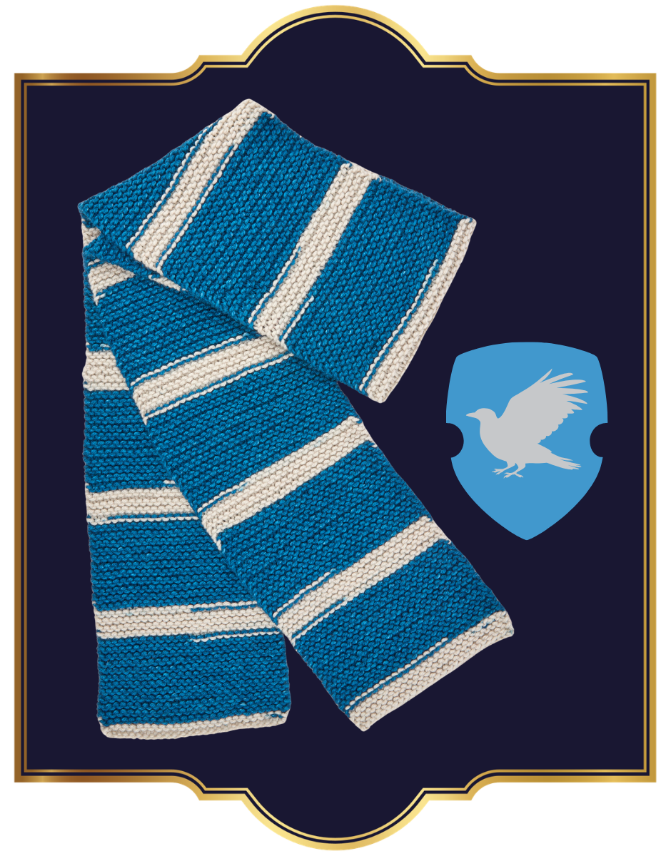 Harry Potter Self Striping Scarf Yarn - Chunky - Ravenclaw