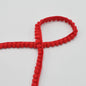 Pom Pom Ribbon - 6mm - Red 1m