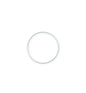 Metal Ring 10cm - White