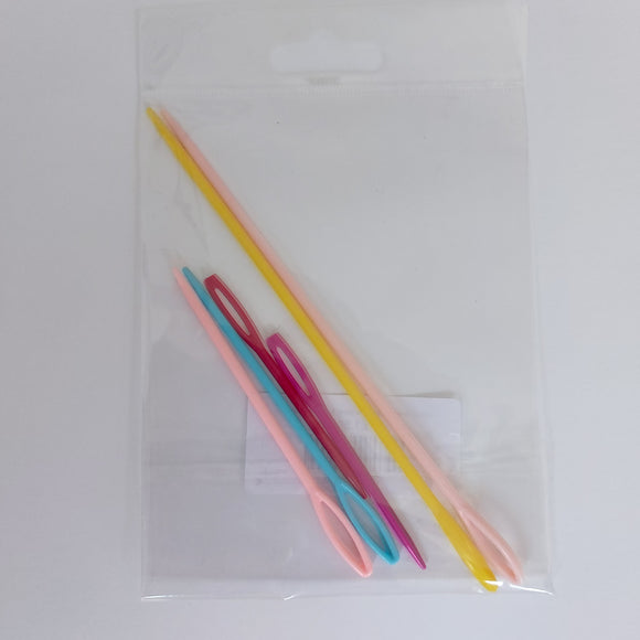 Hand Sewing Needles Wool & Yarn Plastic 6 x Pieces - Assorted Sizes