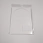 10 x A6 White Tri-Fold Oval Aperture Cards & Envelopes