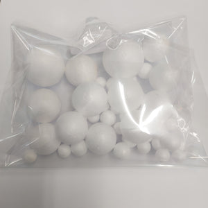 Polystyrene Balls Assorted