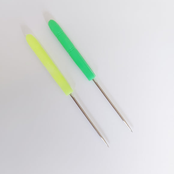 Plastic Handle Bead Reamer/Awl/Pokey Tool - 2 Piece - assorted colours