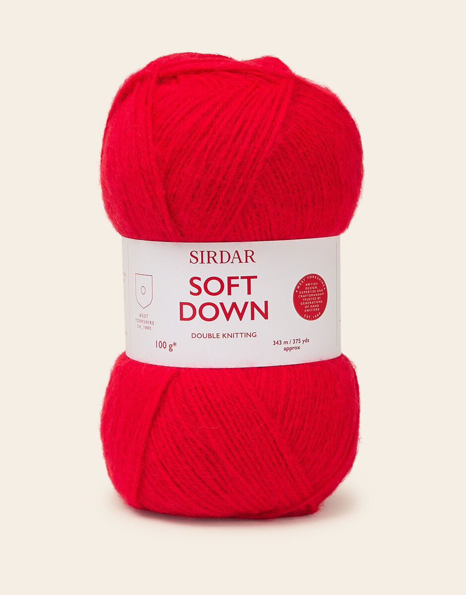 Soft Down - Scarlet Blur DK