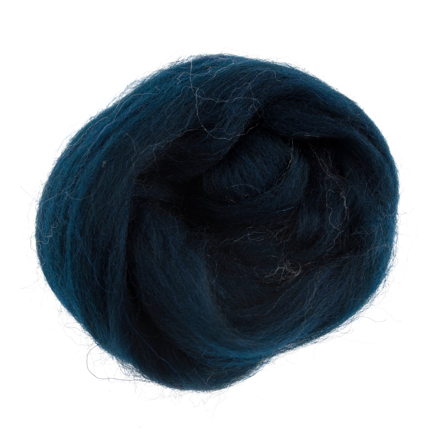 Natural Wool Roving: 10g: Sea Green