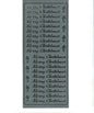 Habico Peel Off Stickers - Merry Christmas - Silver
