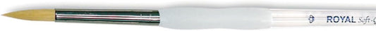 Royal Soft Grip Gold Taklon Round Paint Brush - 3/0